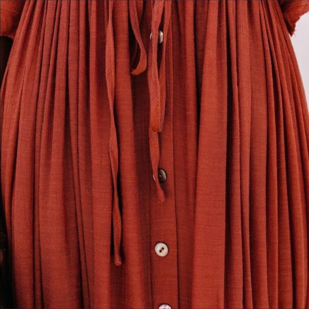 🎉Host Pick🎉Boho Red Maxi Dress - Picture 8 of 8